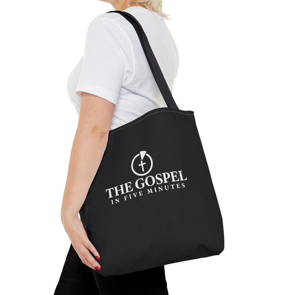Family Faith Tote - Black (The Gospel In Five Minutes)