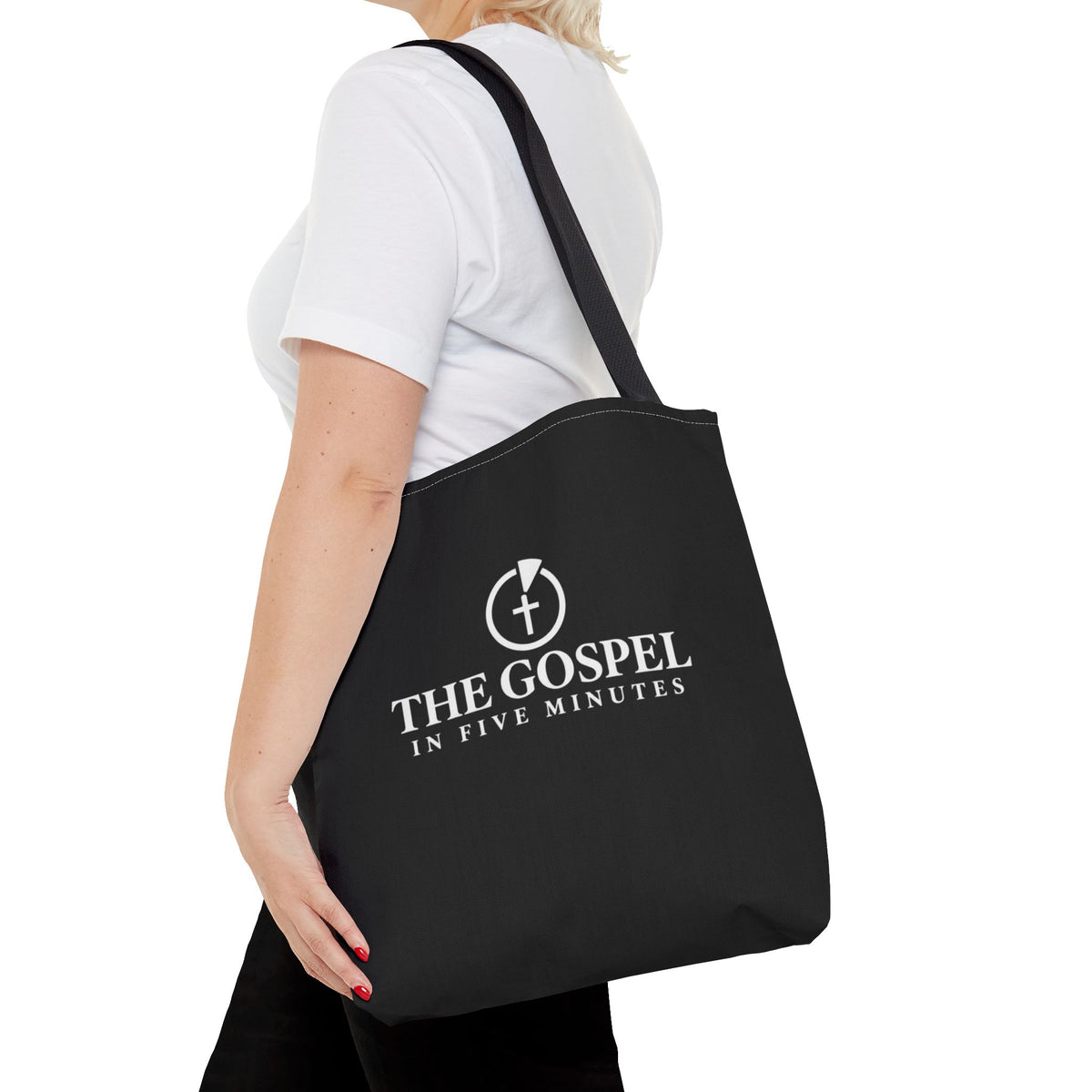 Family Faith Tote - Black (The Gospel In Five Minutes)