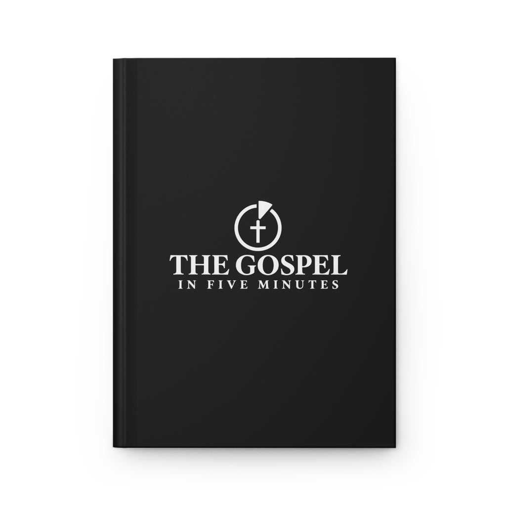 The Gospel In Five Minutes Hardcover Journal - Black
