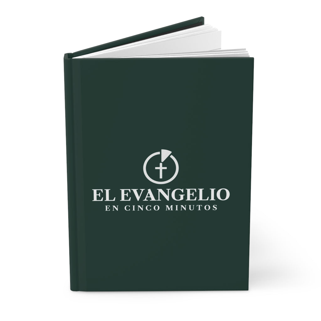 Diario de Tapa Dura El Evangelio en Cinco Minutos - Verde