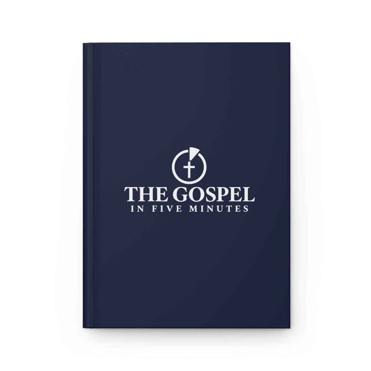 The Gospel In Five Minutes Hardcover Journal - Navy