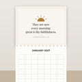 2027 Wall Calendar — A Year of Psalms & Promises (KJV)