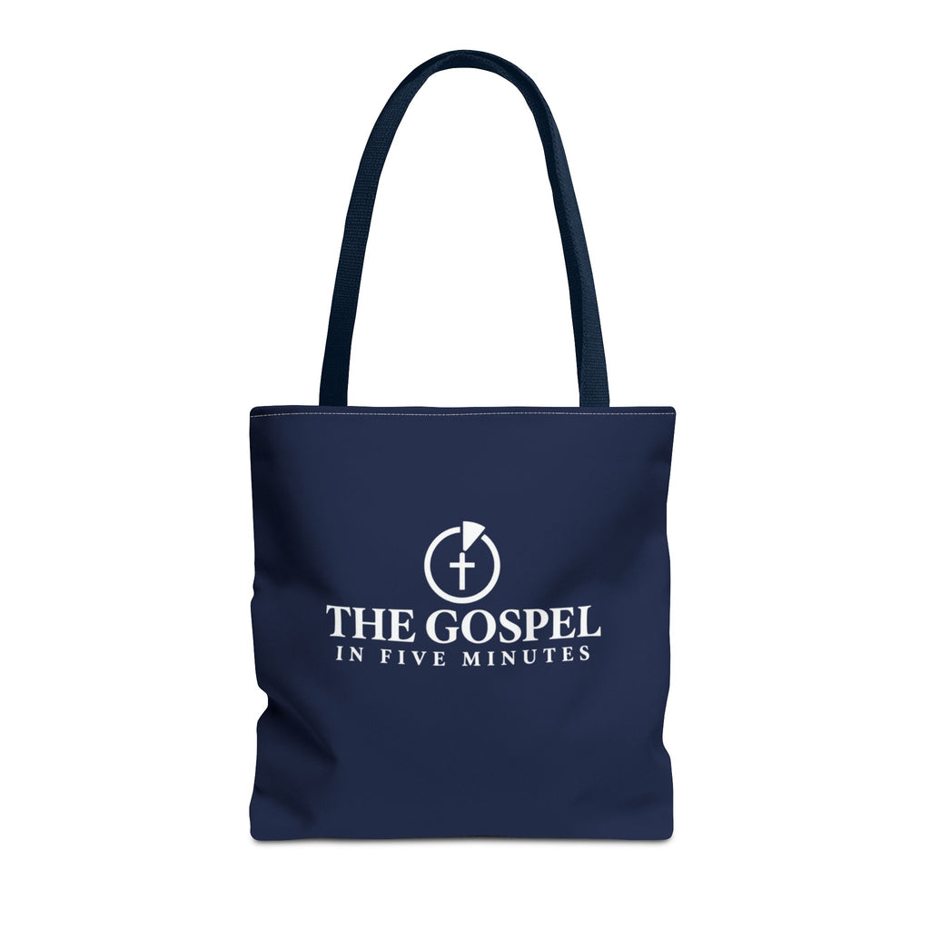 Family Faith Tote - Navy (The Gospel In Five Minutes)