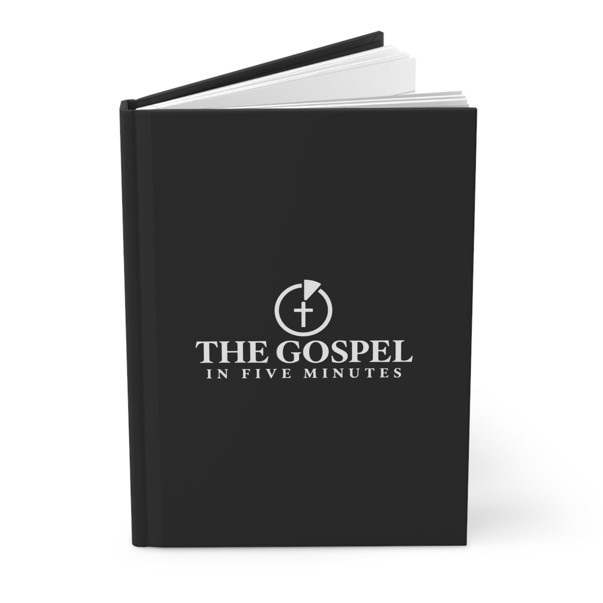The Gospel In Five Minutes Hardcover Journal - Black