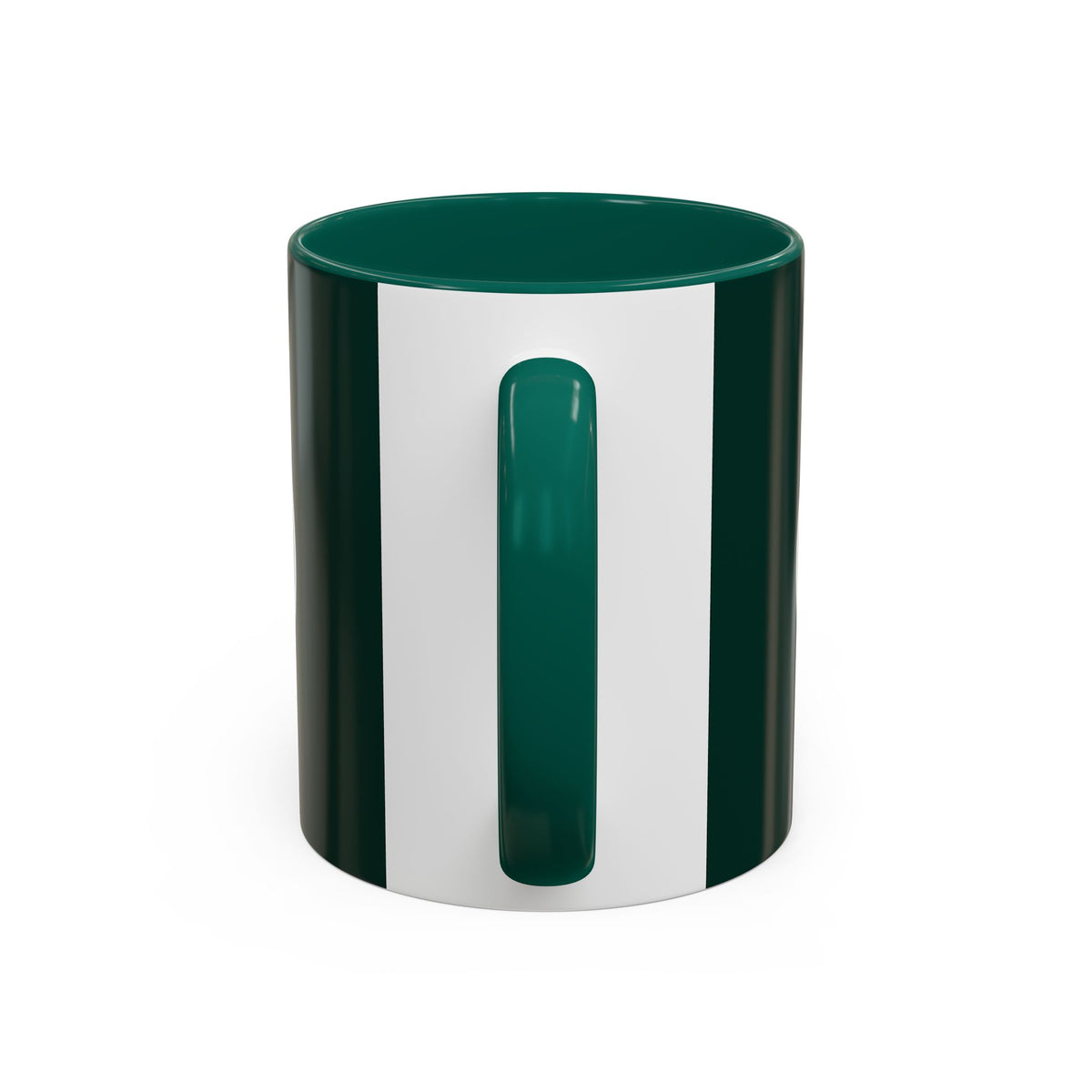 TGIFM Cross Symbol Coffee Mug - Deep Green