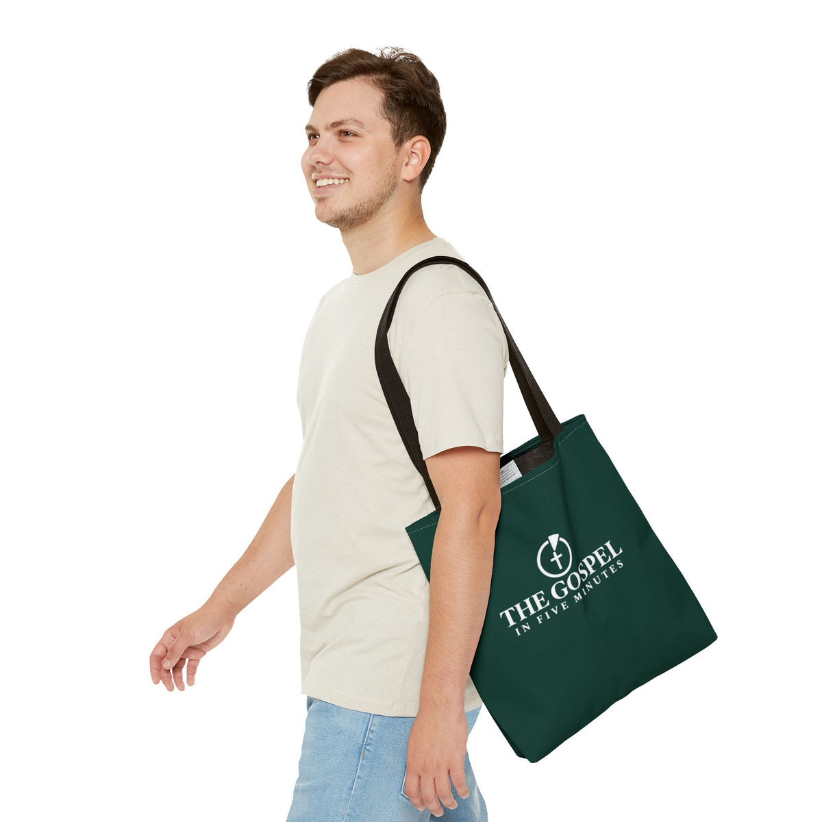 Family Faith Tote - Green (The Gospel In Five Minutes)