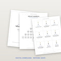 Advent Countdown Calendar — Printable (KJV references) / Calendario de Adviento
