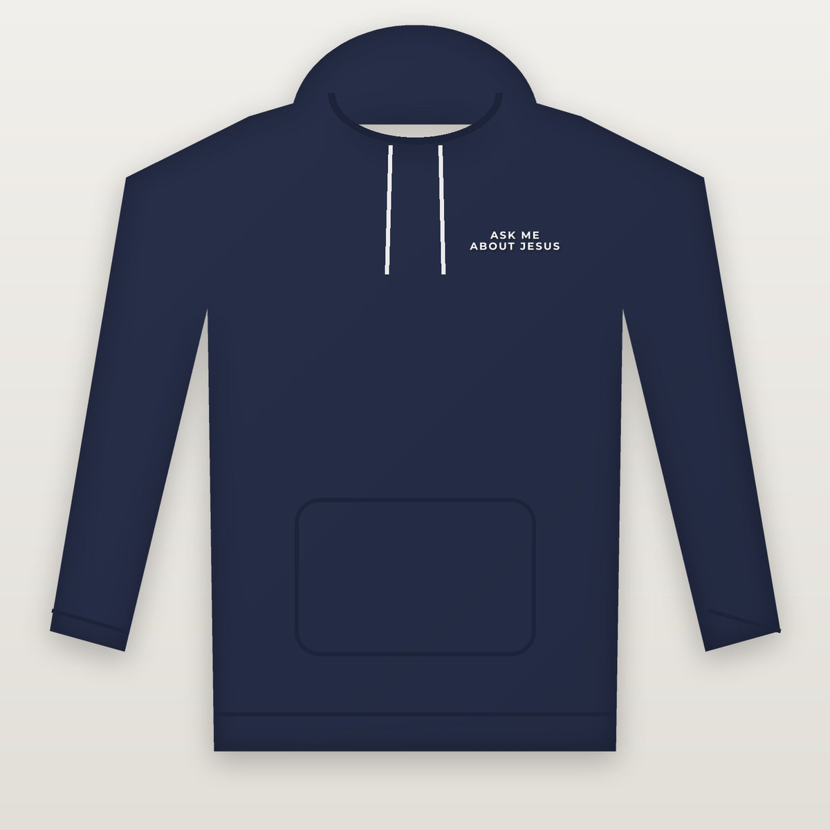 Ask Me About Jesus Embroidered Hoodie
