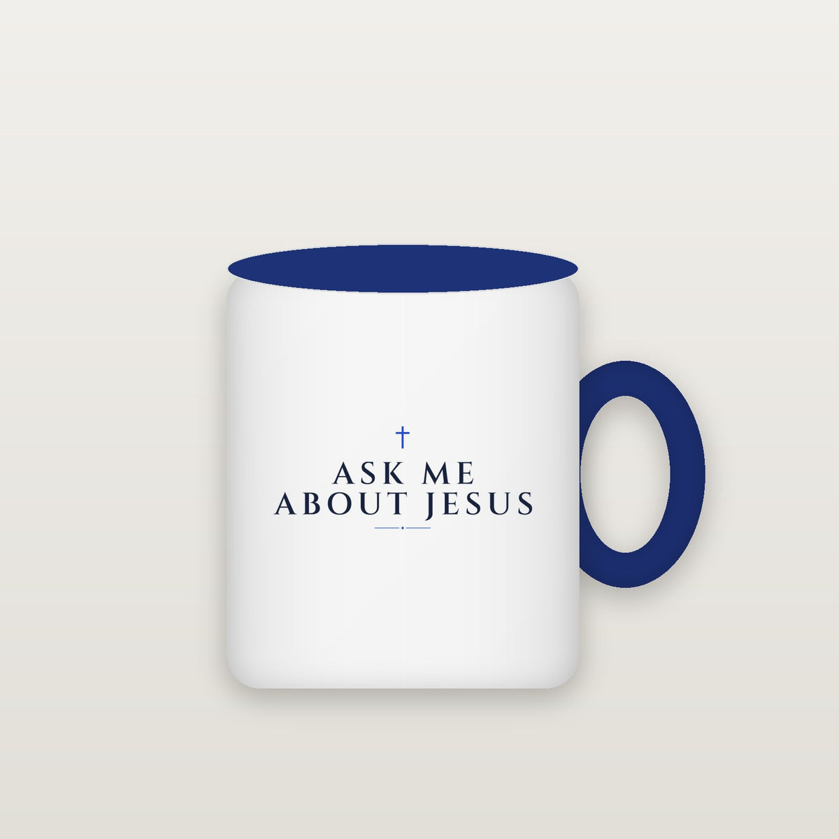 Ask Me About Jesus Mug (11 oz, Color Inside)