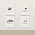 Chapter & Verse Scripture Print Set of 4 (KJV) — Unframed