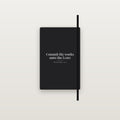 Commit Thy Works Hardcover Notebook — Proverbs 16:3 (KJV)