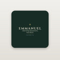 Emmanuel Christmas Throw Pillow — Matthew 1:23 (KJV)