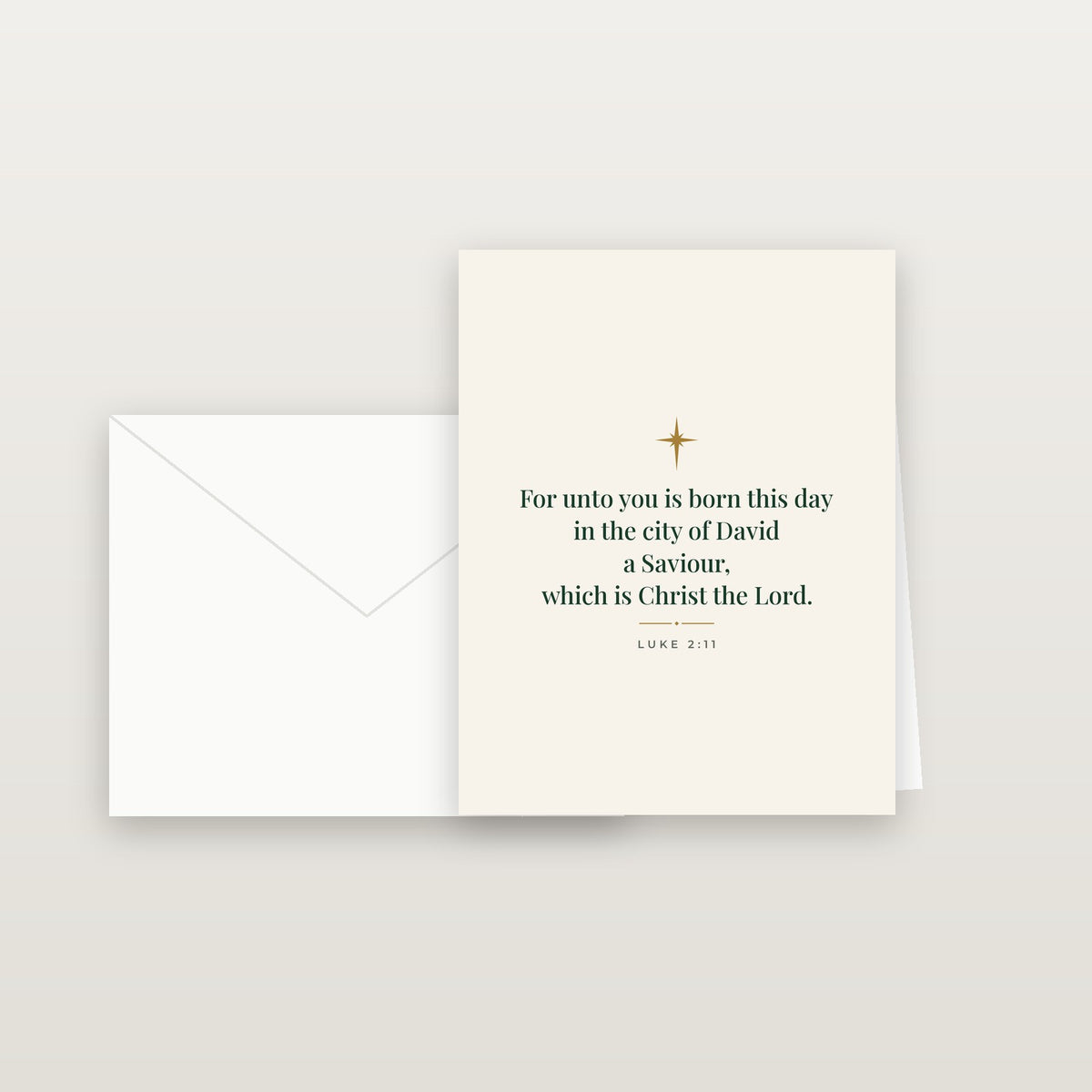For Unto You Is Born This Day Christmas Cards (8-Pack) — Luke 2:11 (KJV)