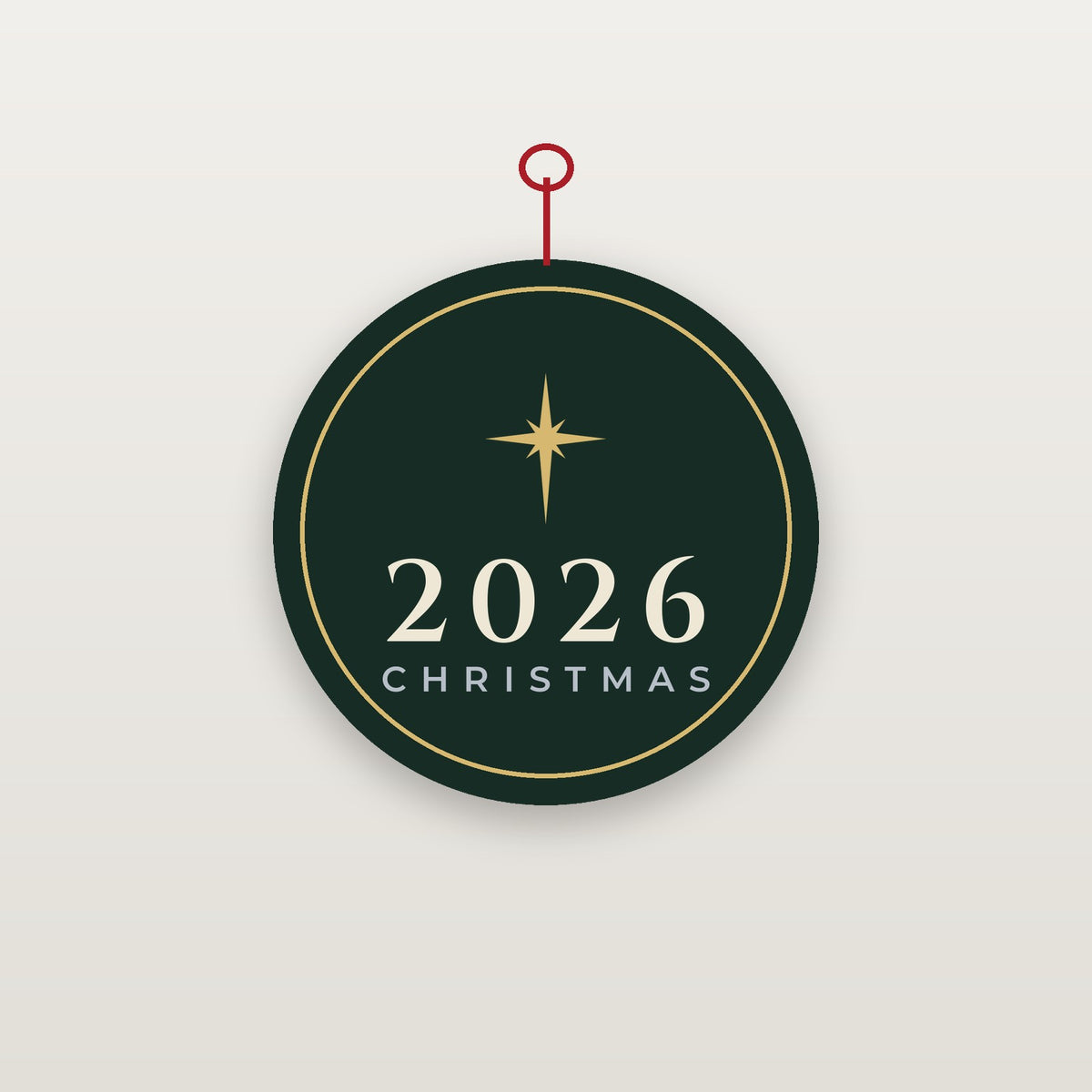 Glory to God in the Highest Metal Ornament — Luke 2:14 (KJV)