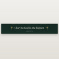 Glory to God in the Highest Christmas Table Runner
