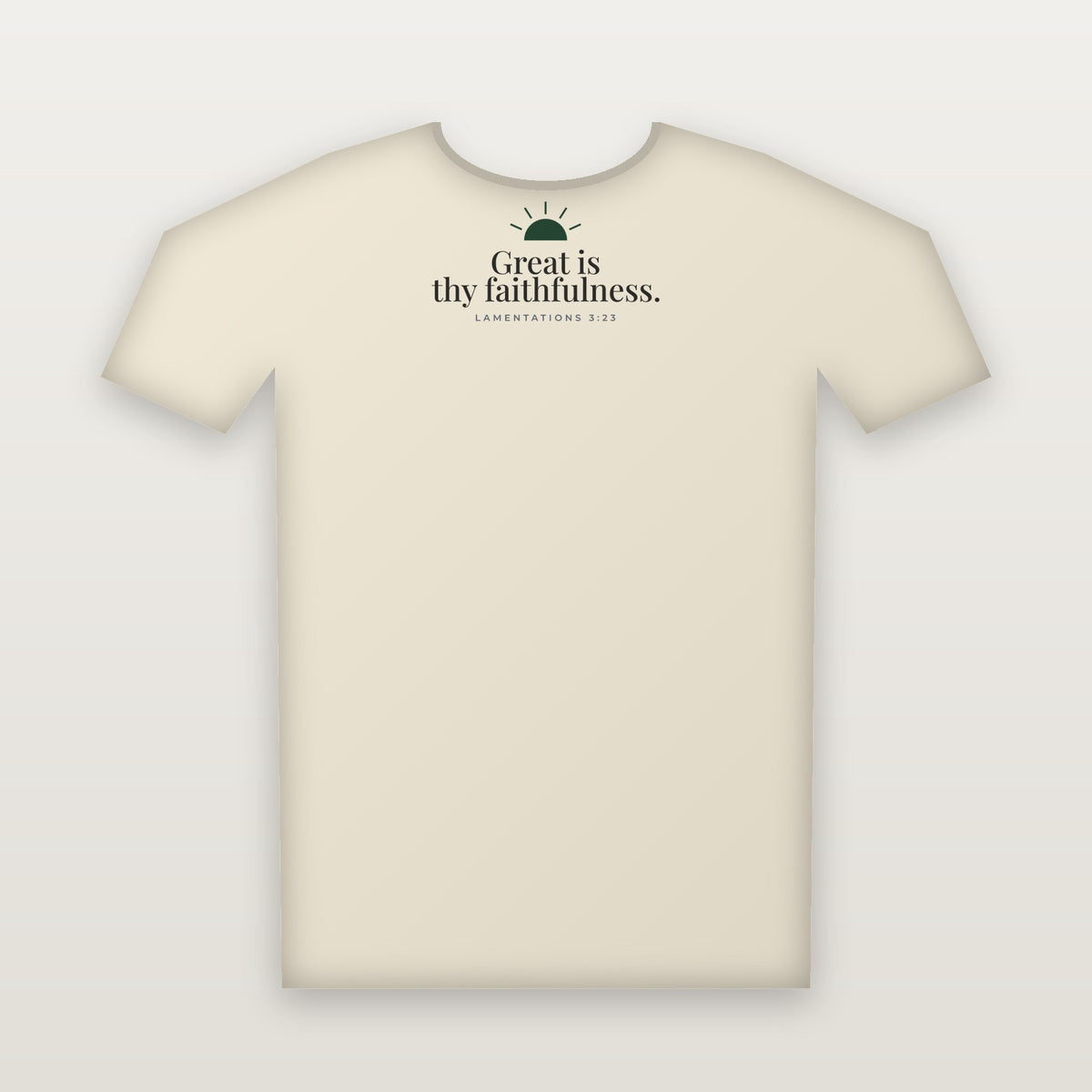 Great Is Thy Faithfulness Women's Relaxed Tee — Lamentations 3:23 (KJV)