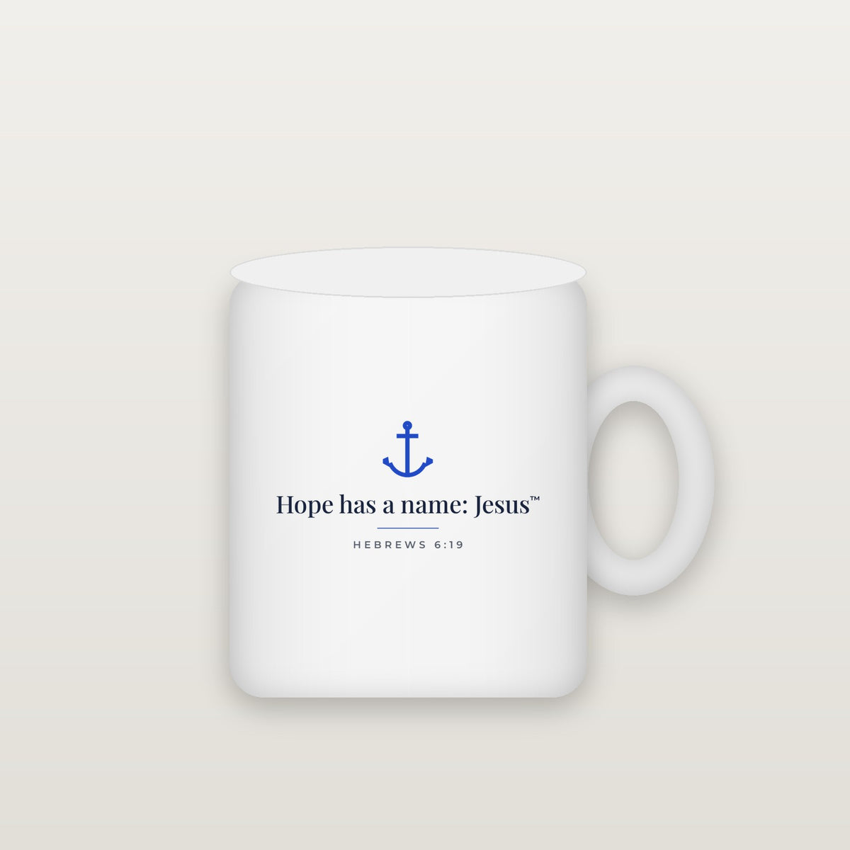 Hope Has a Name: Jesus™ Anchor Mug (15 oz)