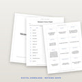 Kids' Memory Verse Chart — 12 Weeks / Tabla de Versículos para Niños