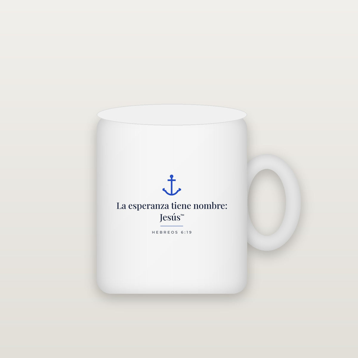 La Esperanza Tiene Nombre: Jesús™ Anchor Mug (15 oz, Spanish)