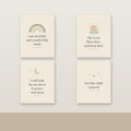 Nursery Moon & Stars Printable Scripture Art Set of 4 (KJV) — Digital Download