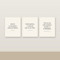 Palabra Viva Scripture Print Set of 3 (Spanish, Reina-Valera 1909) — Unframed