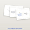 Printable Christmas Cards — 4 Designs (KJV) / Tarjetas de Navidad Imprimibles