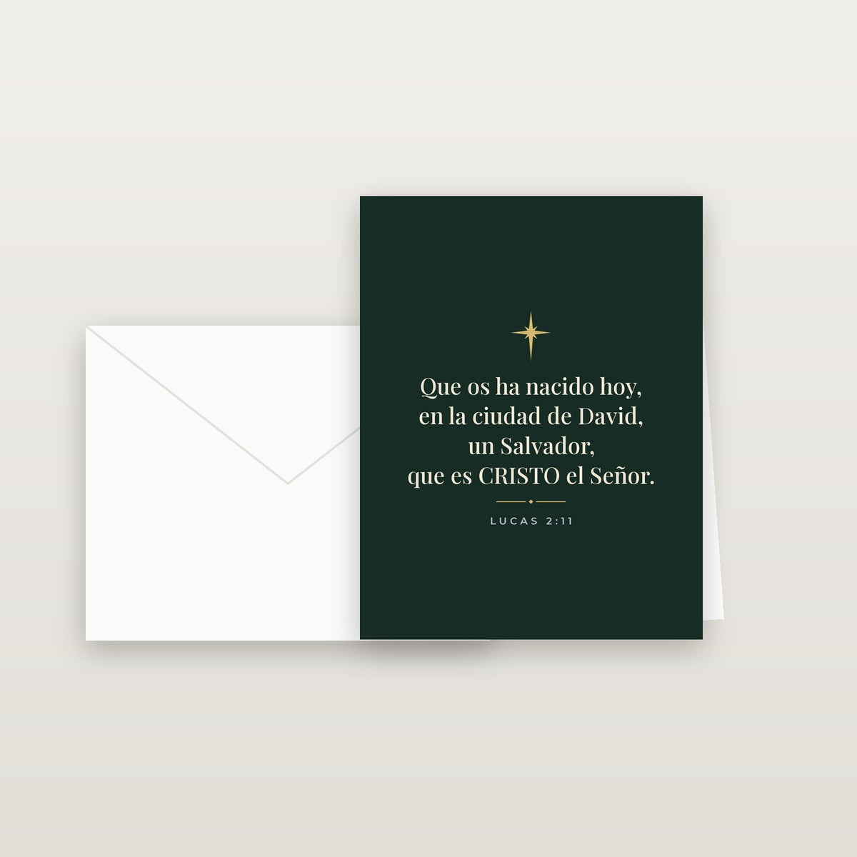 Spanish Christmas Cards (8-Pack) — Lucas 2:11 (Reina-Valera 1909)