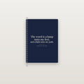 Thy Word Is a Lamp Spiral Journal — Psalm 119:105 (KJV)